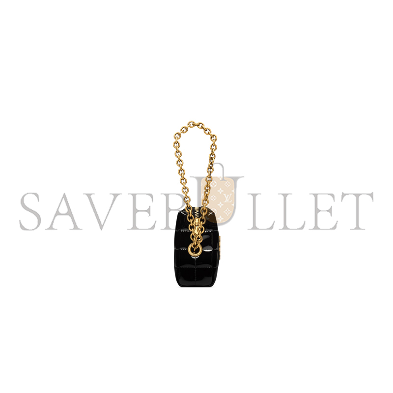 YSL CASSANDRE MATELASSÉ CARRÉ POUCH ON CHAIN IN SHINY CANVAS 7796492IU071000 (18.5*8.5*4cm) YSL CASSANDRE MATELASSÉ CARRÉ POUCH ON CHAIN IN SHINY CANVAS 7796492IU071000 (18.5*8.5*4cm)